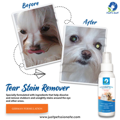 Fluff'n Buff Tear Stain Remover – 120ml