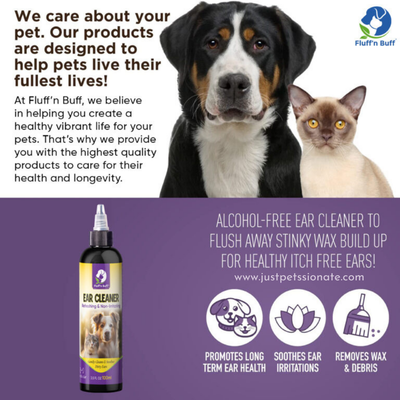 Fluff'n Buff Ear Cleaner ~ 100 ml